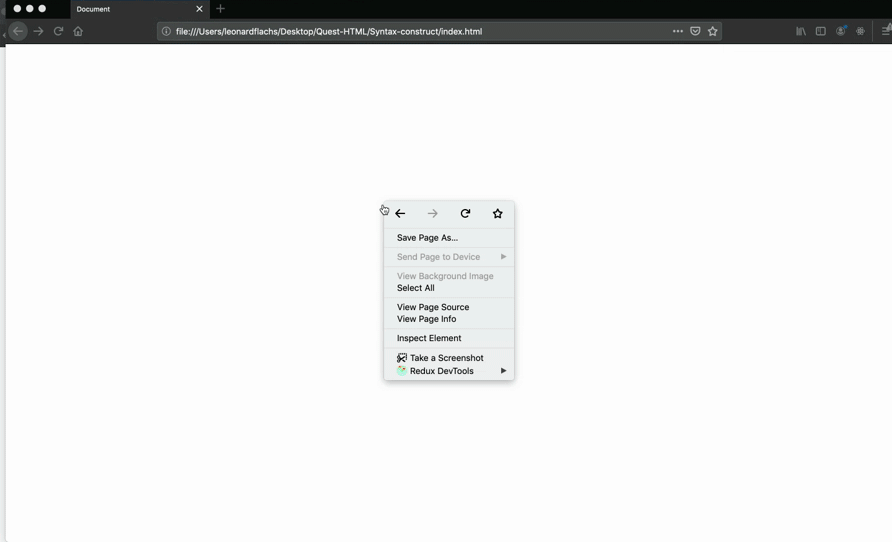 Firefox console Js